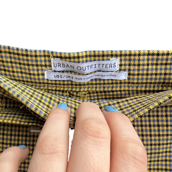 Urban Outfitters Neve Plaid High Waisted Cigarette Pants - Picture 12 of 12